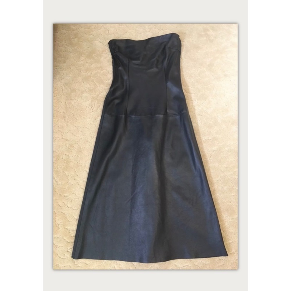 Sold❌❌❌Vintage 90’s Midi long Lamb leather wool - Picture 2 of 14